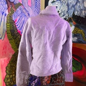 vintage lilac cashmere turtleneck